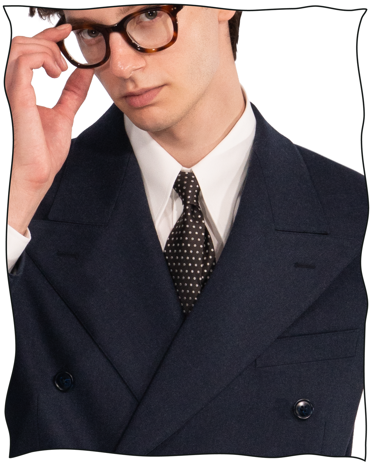 Ganache Polka Dot Tie & Pocket Square