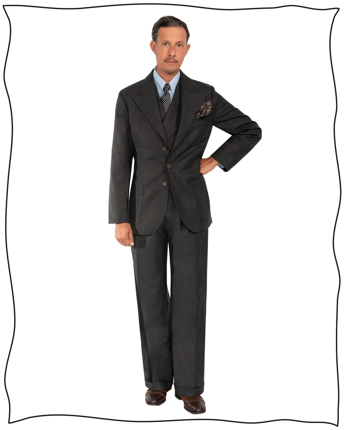 Grey Worsted King Cole Jacket