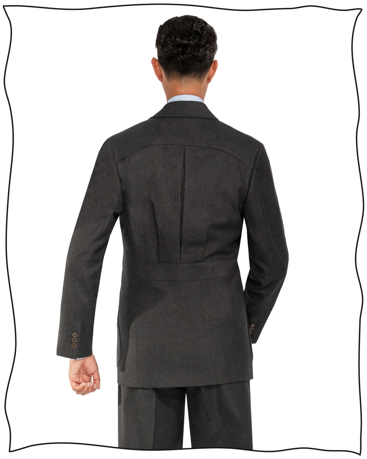 Grey Worsted King Cole Jacket