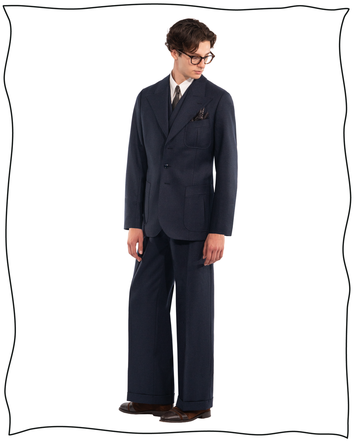 Navy Worsted King Cole Jacket