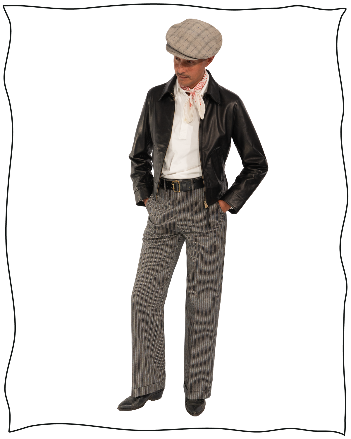 Vaugan Striped Work Trousers