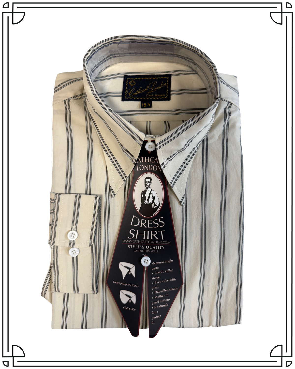 Sample Striped Dress Shirt Size 15.5