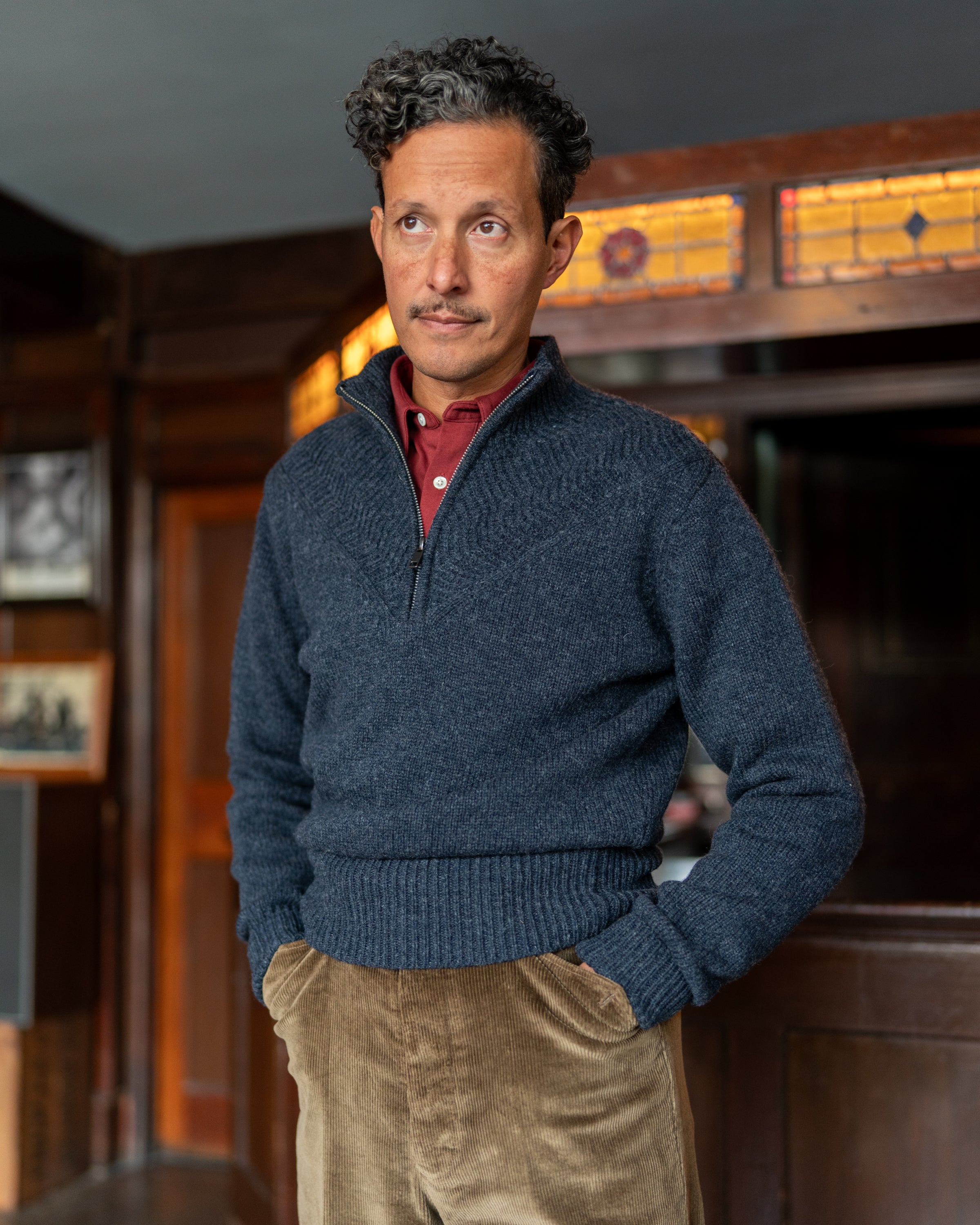 トップス CONP 22AW archive Apple Sweater Alpine Quarter Zip Jumper – Cathcart