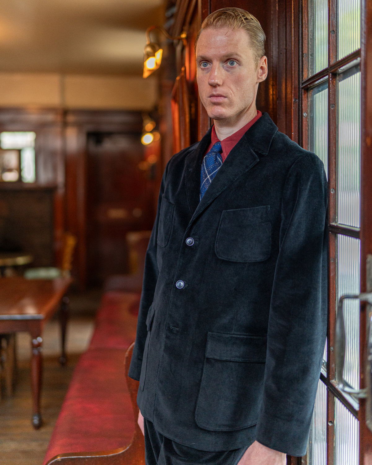 Midnight Corduroy Deck Jacket