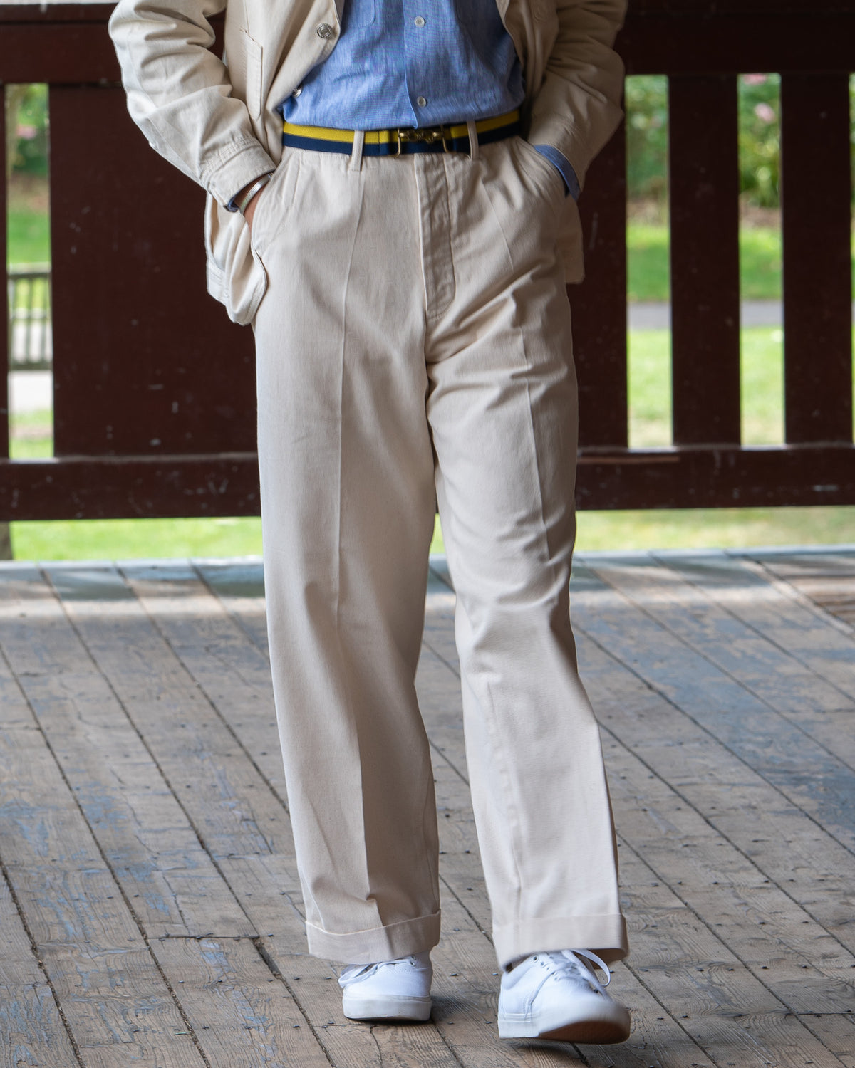 Wide Leg Work Trousers