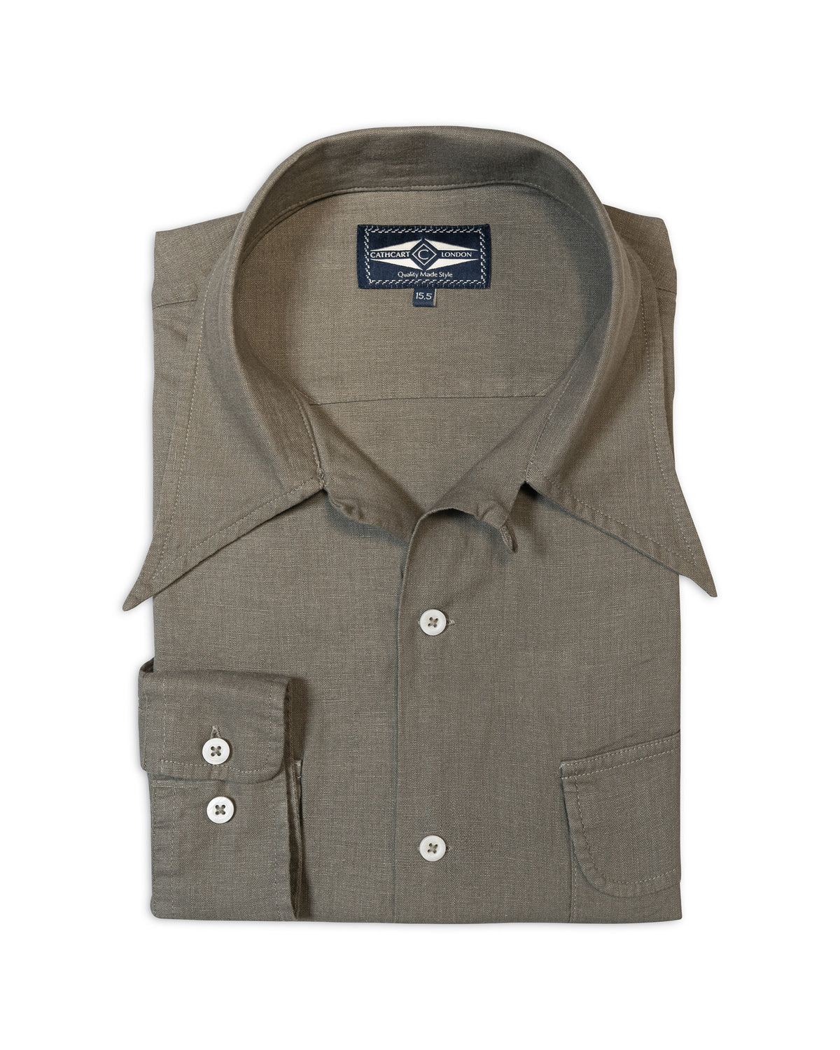 Rayon-Linen Camp Shirt