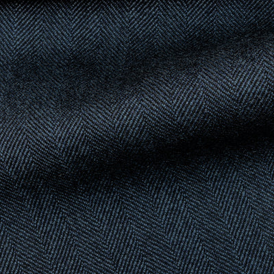 Standeven / Mid Blue Herringbone / 100% Merino Wool / 395gms / 15032