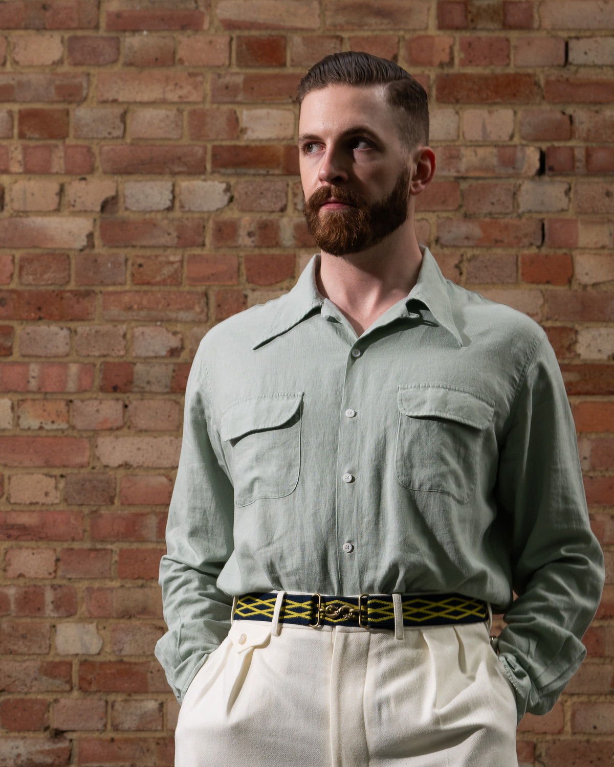 Rayon-Linen Camp Shirt