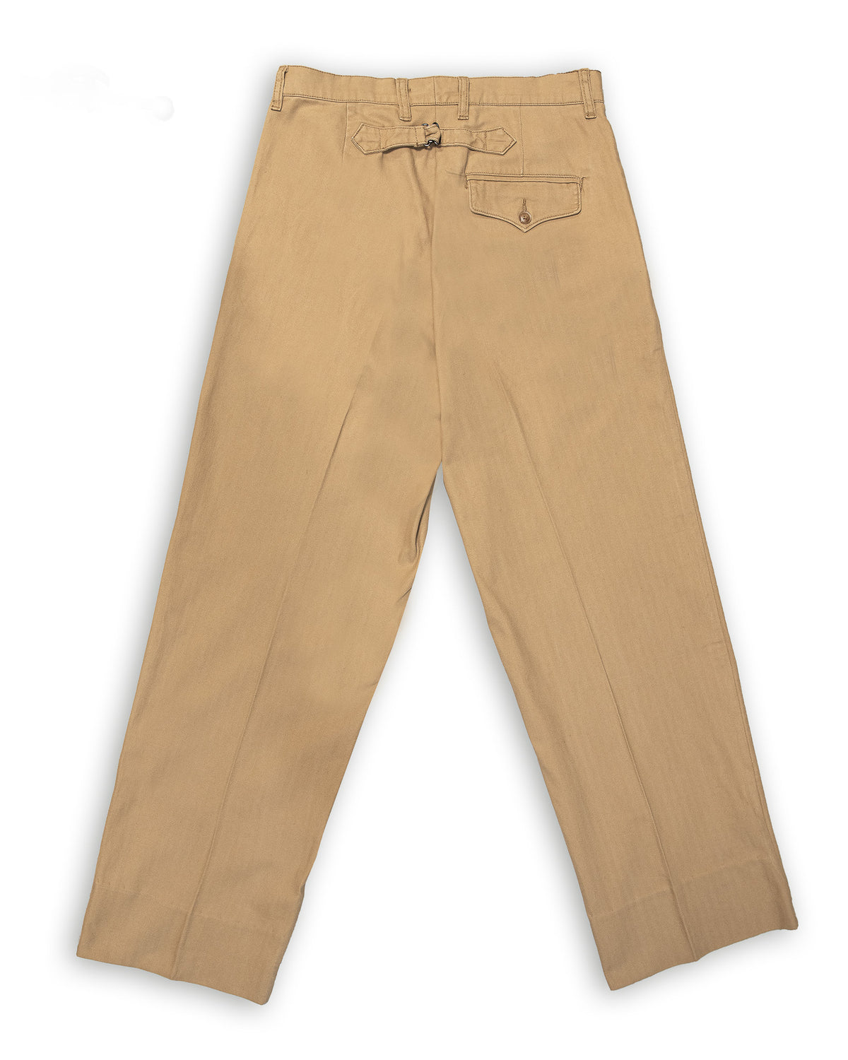 Sample Mustard Herringbone Twill Work Trousers Size 32
