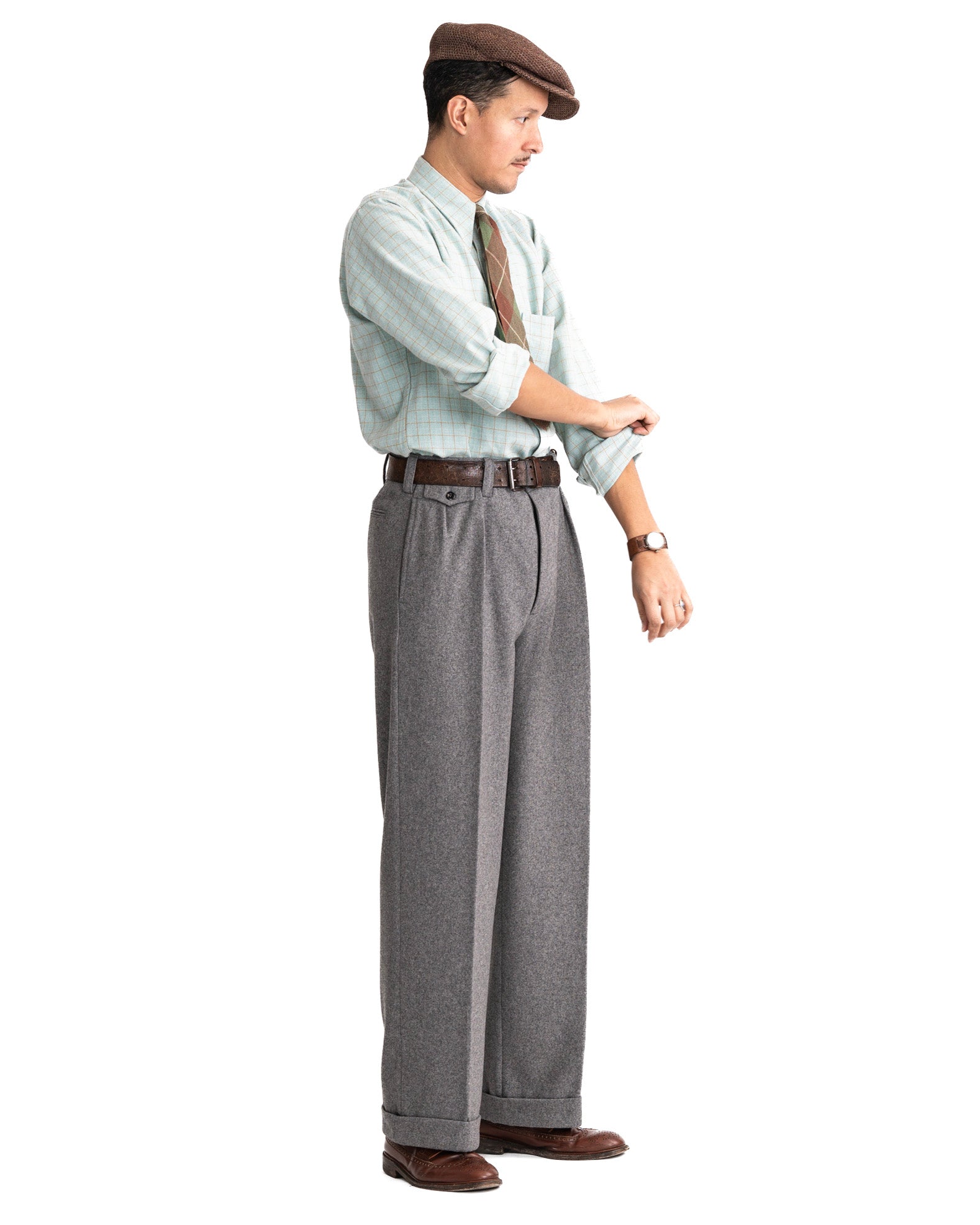 COMFORTABLE REASON British Wool Slacks