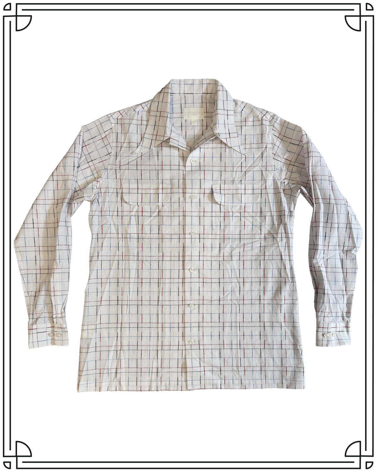 Sample Check Camp Shirt Size 15.5