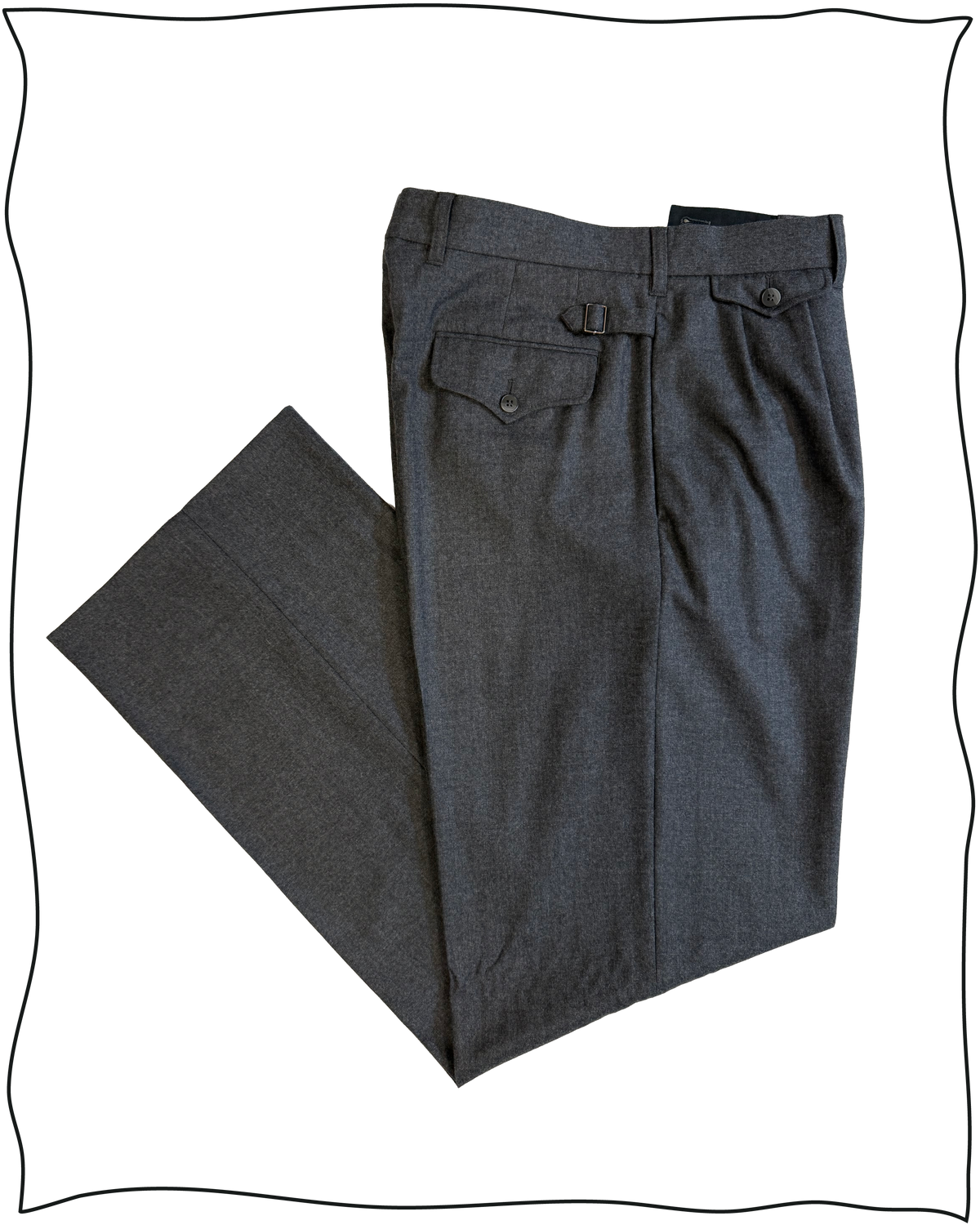 Sample Grey Worsted Merino King Cole Suit Size 40/34