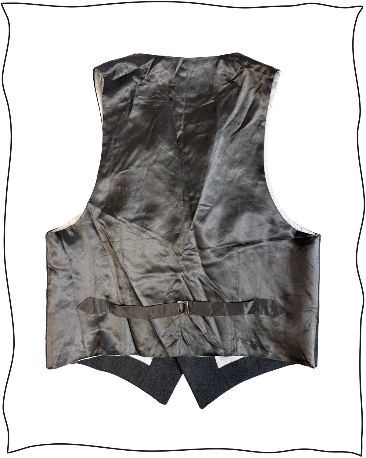 Sample Grey Flannel Waistcoat Size 40