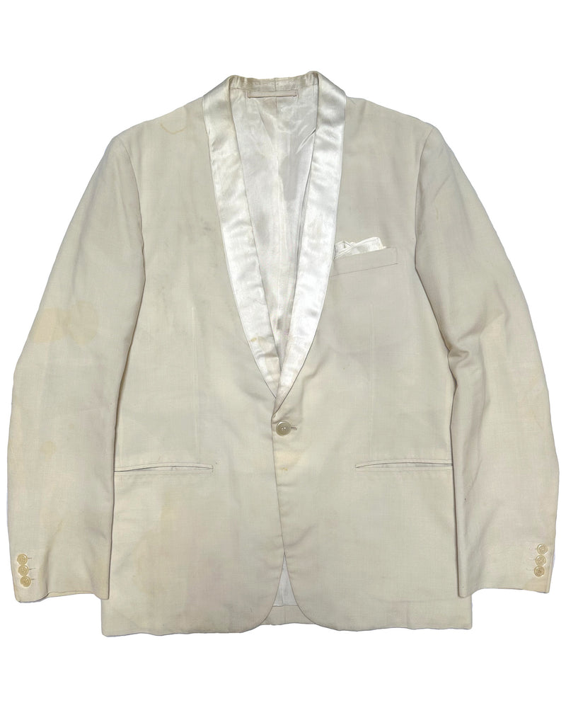 1950s/1960s Ivory Silk Dinner Jacket Singapore Size 38/40 SL17 – Cathcart