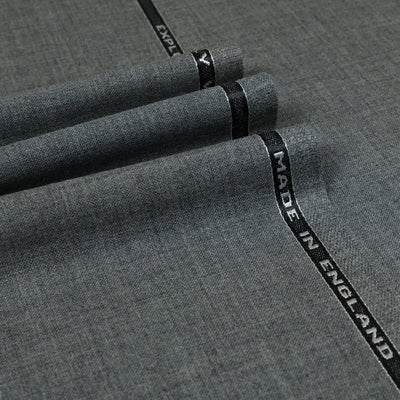 Standeven / Light Grey Plain Weave / 100% High Twist Wool / 310gms / 27030
