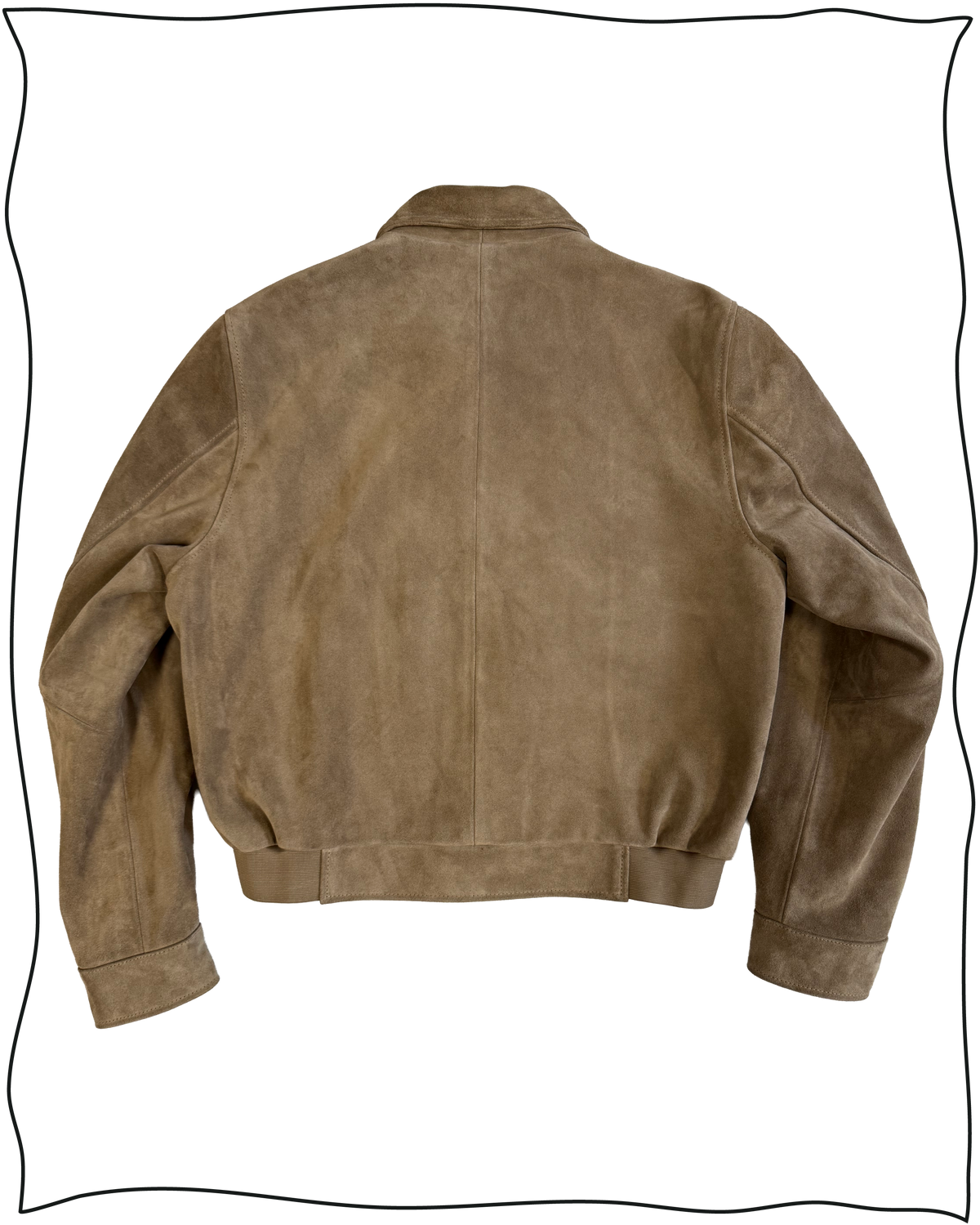 Sample Tan Suede Cycle Jacket Size 40