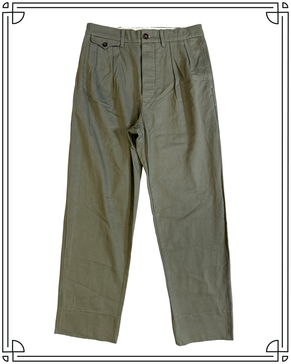 Sample Drab HBT Work Trousers Size 32