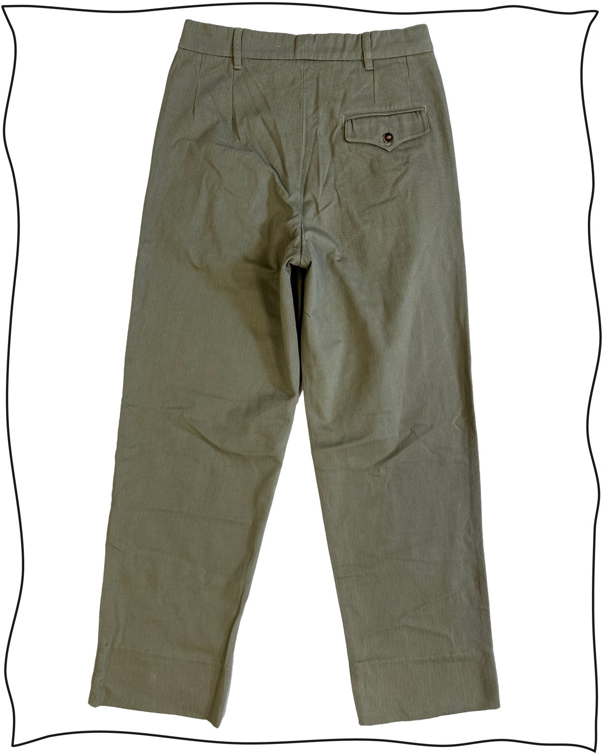 Sample Drab HBT Work Trousers Size 32