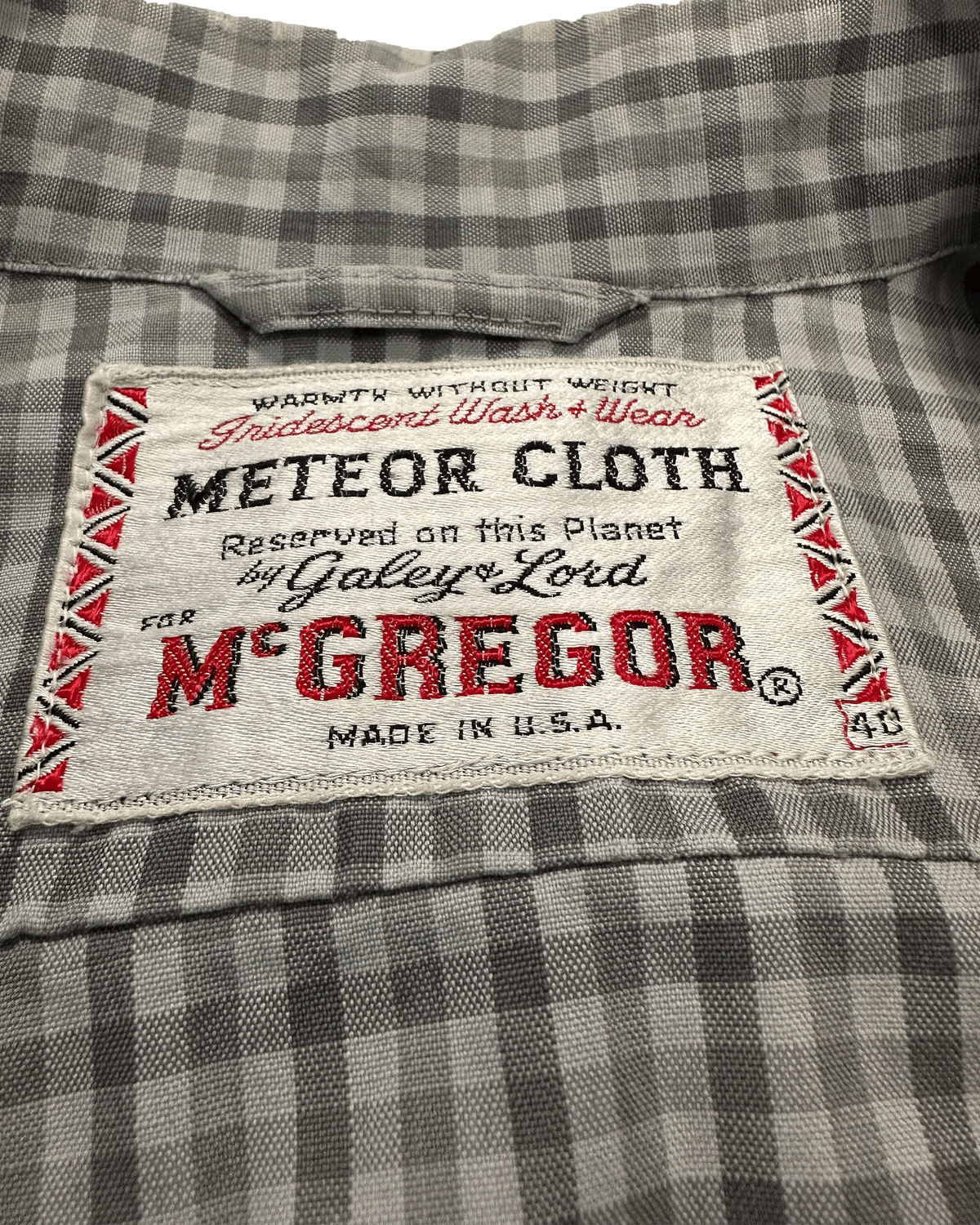 1950s Cotton McGregor Drizzler Jacket Size 40