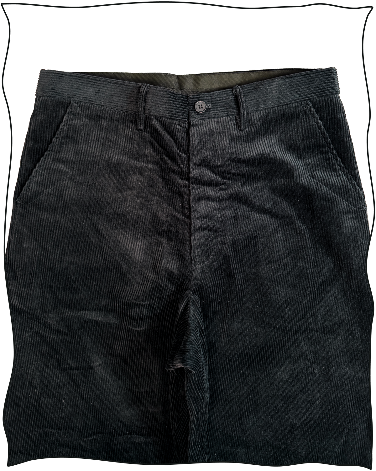 Sample Midnight Corduroy Work Trousers Size 34