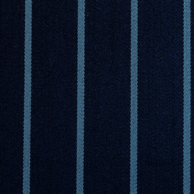 Moons / Navy & Sky Blue Blazer Stripe / 60% Wool 40% Cotton / 410gms / W5686