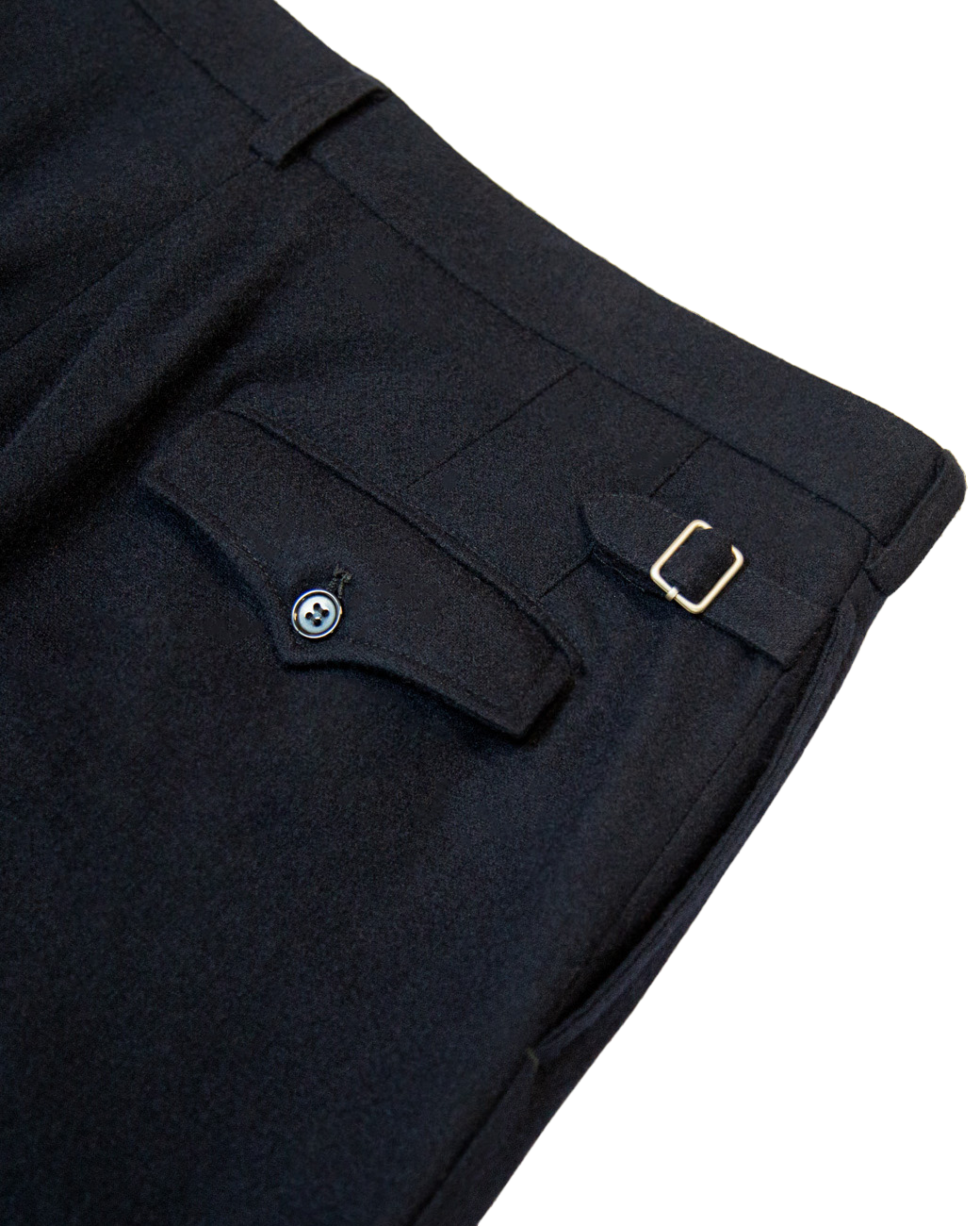 Navy Ellington Flannel Trousers