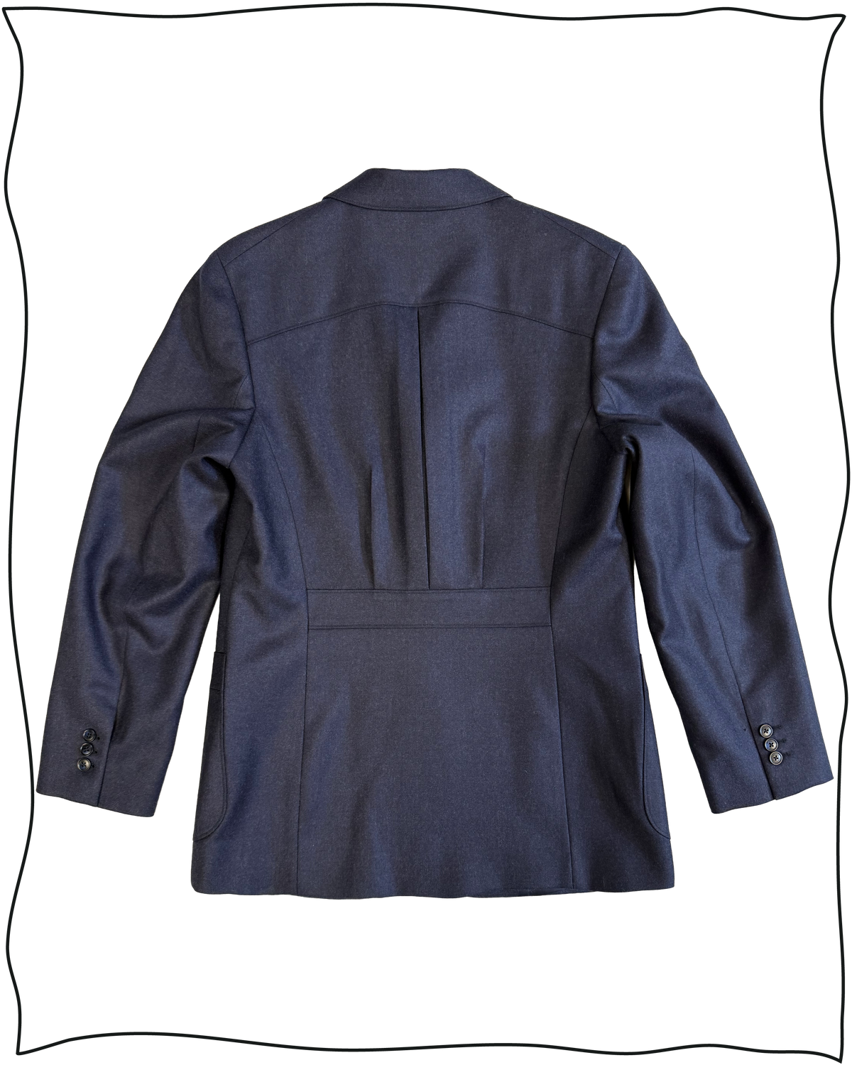 Sample Navy Merino Wool King Cole Peak Jacket Size 40