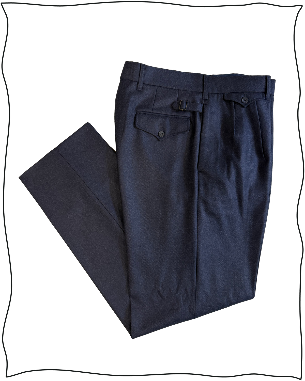 Sample Navy Worsted Arkwright Suit Size 40/34