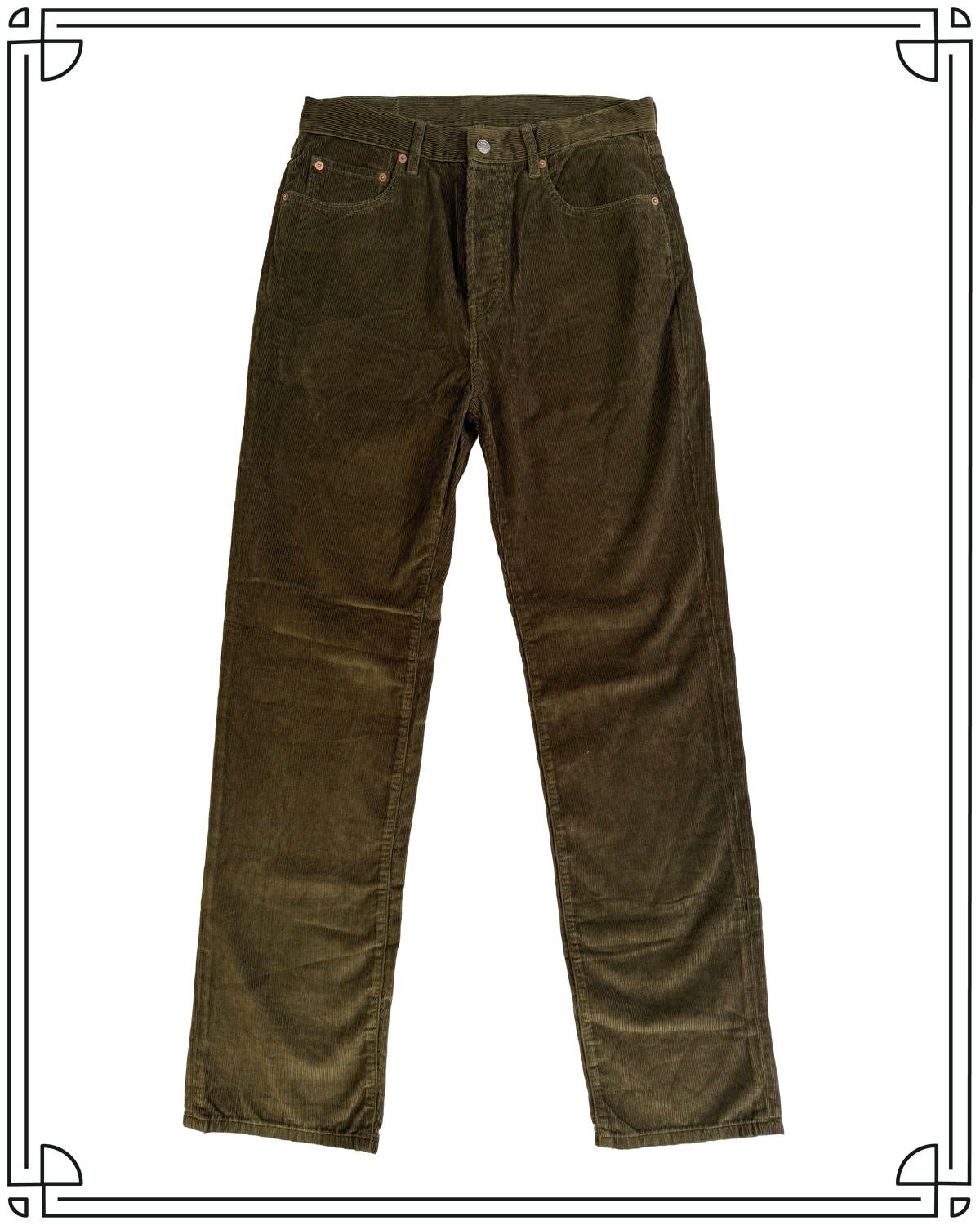 Sample Olive Corduroy Yardboss Jeans size 32