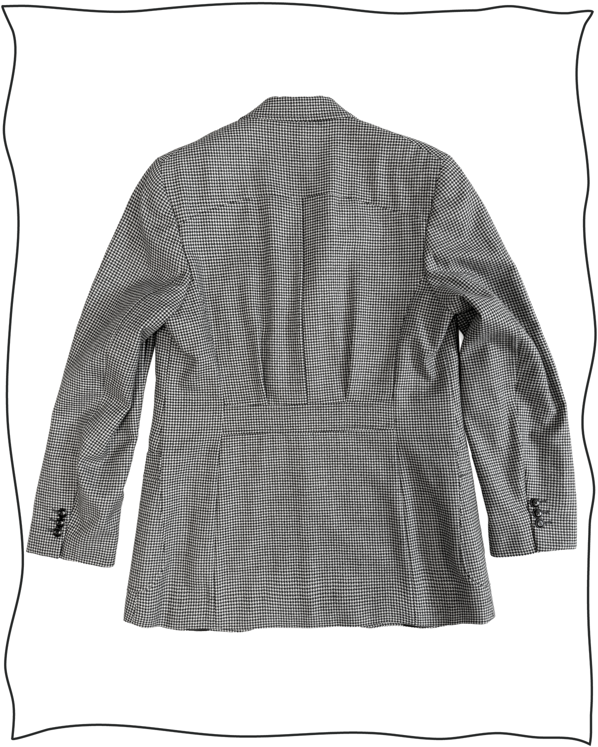 Sample Merino B&W Puppytooth King Cole Suit Size 40/34