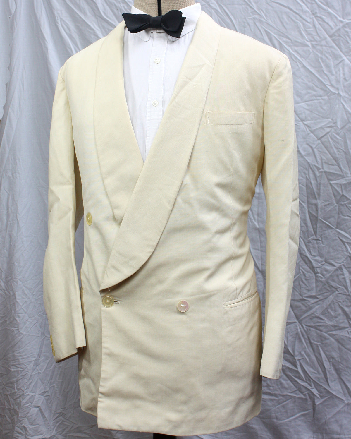 Vintage British Ivory Dinner Jacket (+ dinner suit trousers) SL-BF28