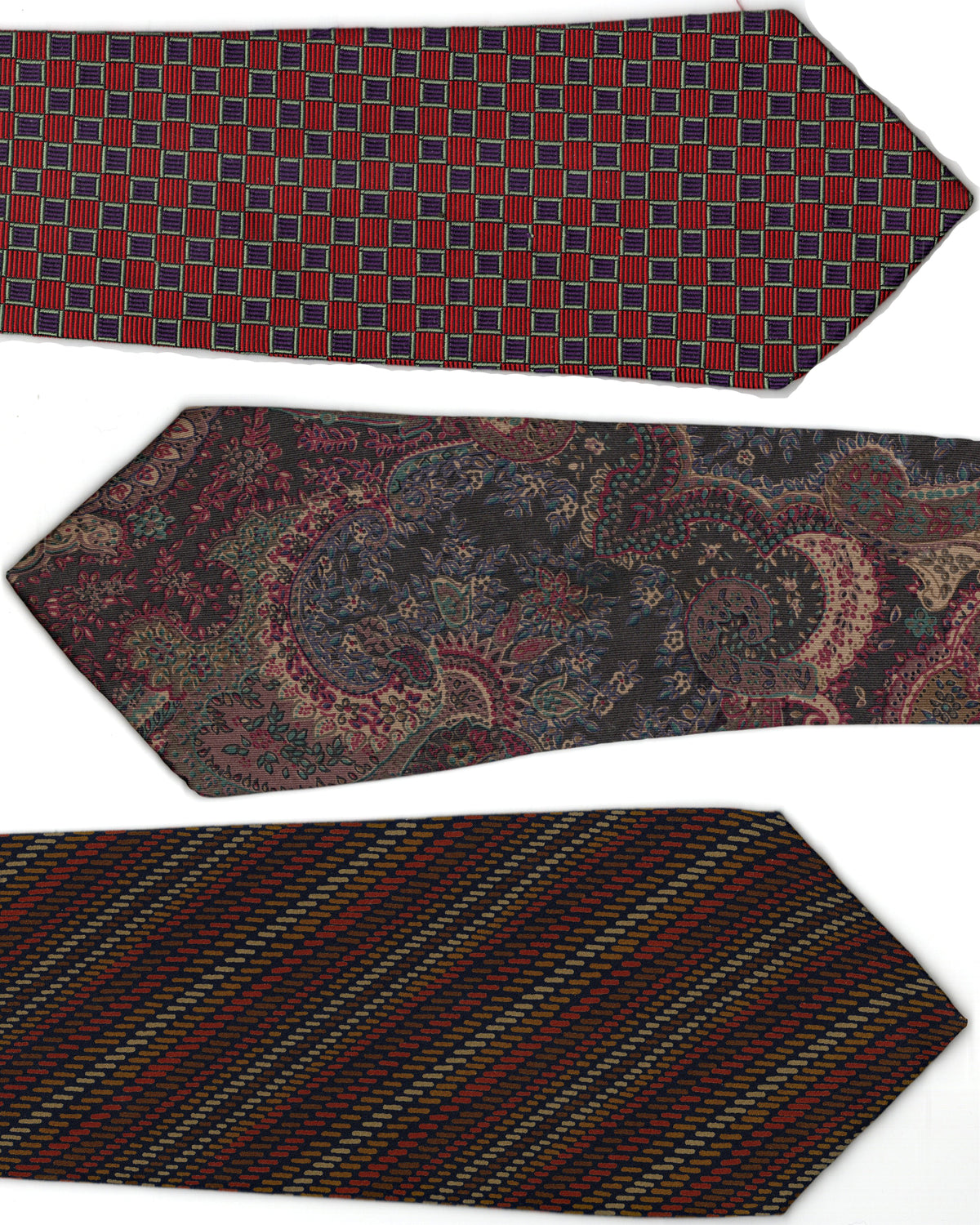 Vintage Luxury Silk Ties x3  SL – T77