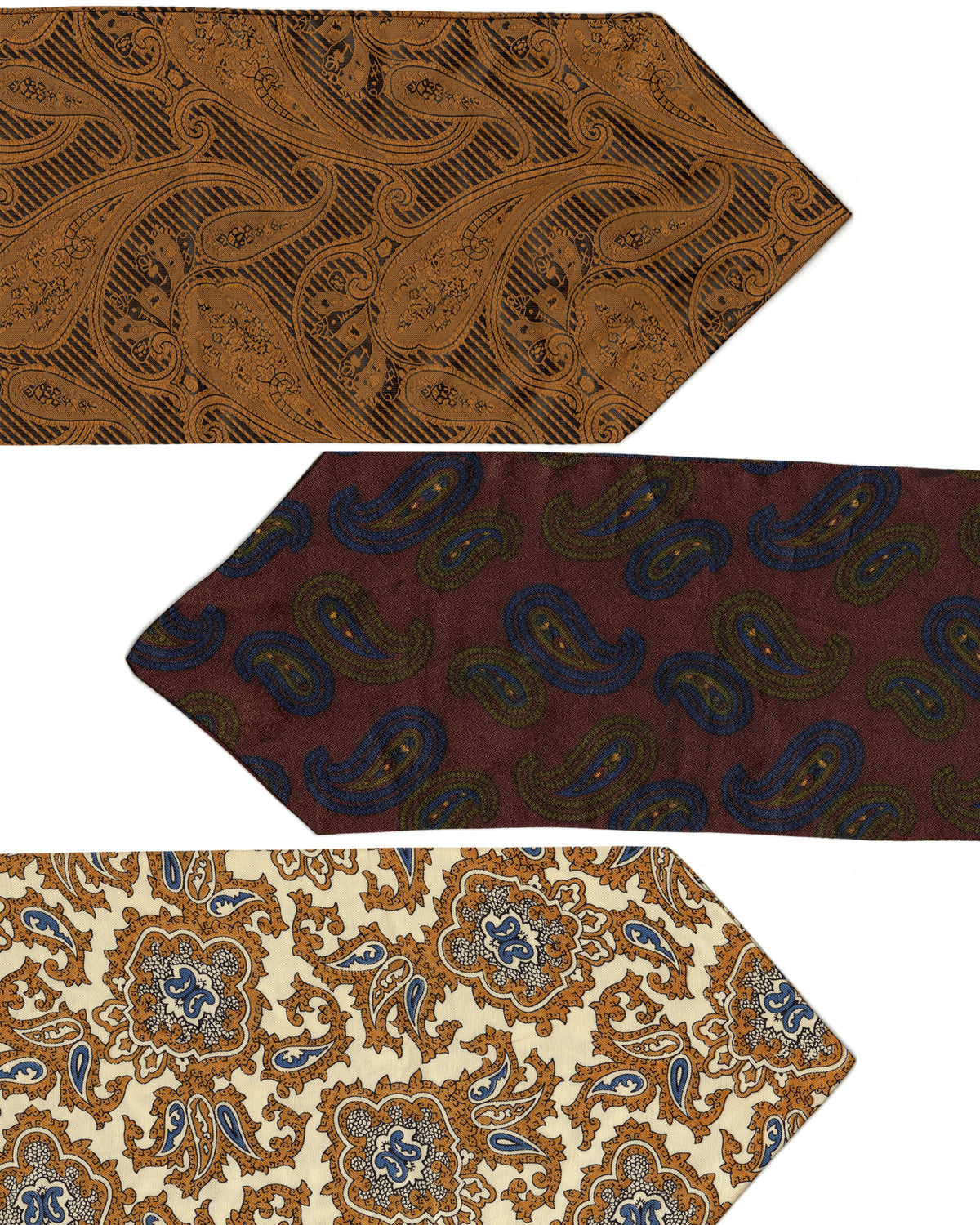 Vintage British Cravats x3  SL – T79