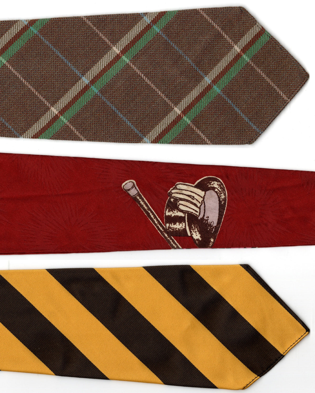 Vintage British Ties x3  SL – T64