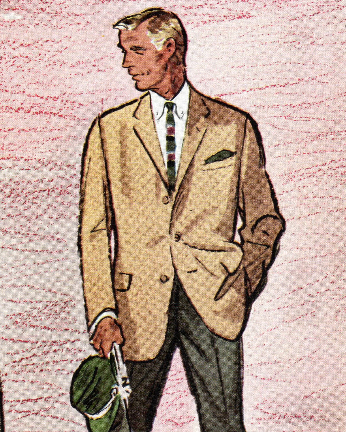 Vintage 1950s/1960s Irish Linen Jacket Rare XL size - SL (2025)24