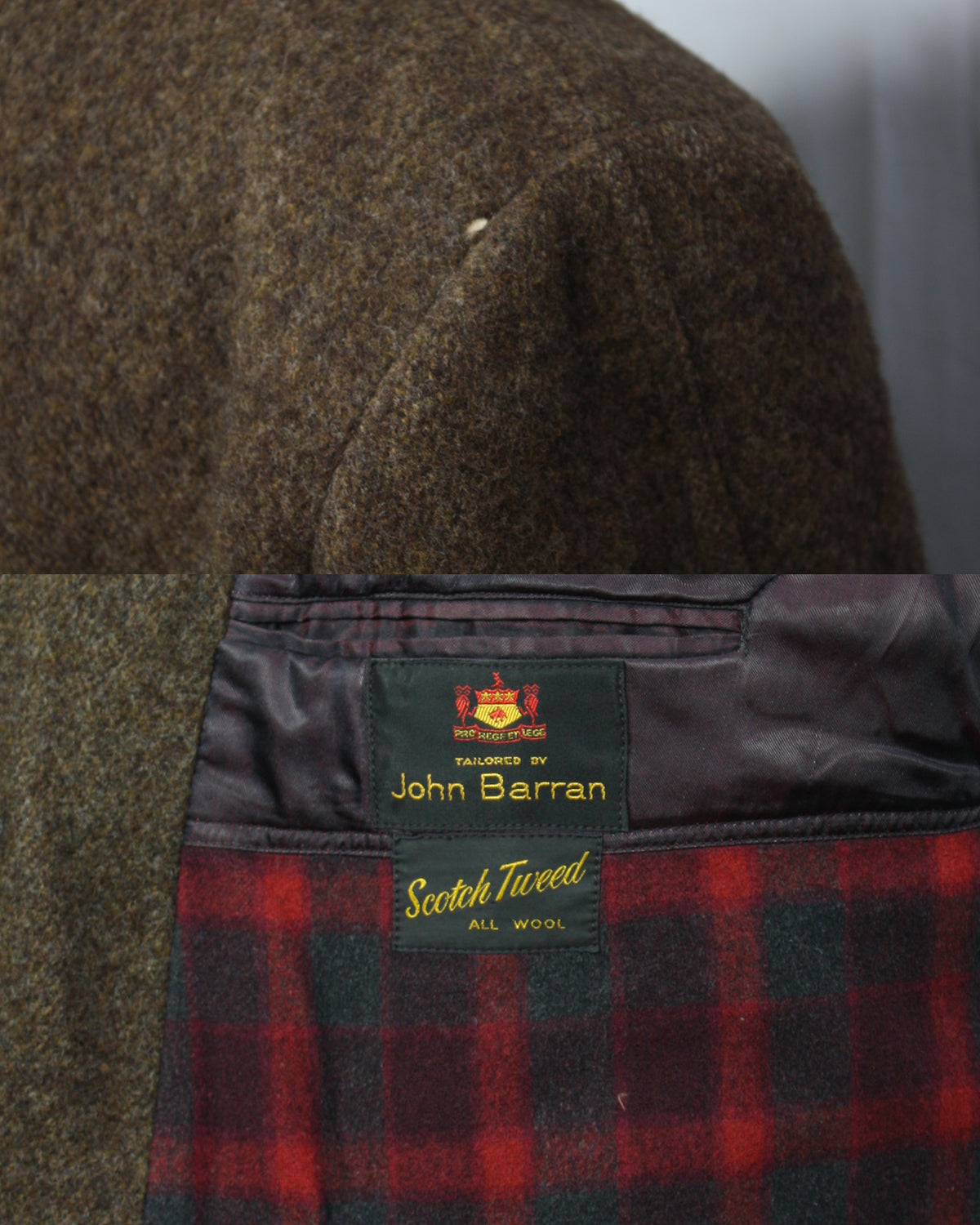 Vintage British Tweed Double Breasted ‘Car Coat’ - SL (2025)36