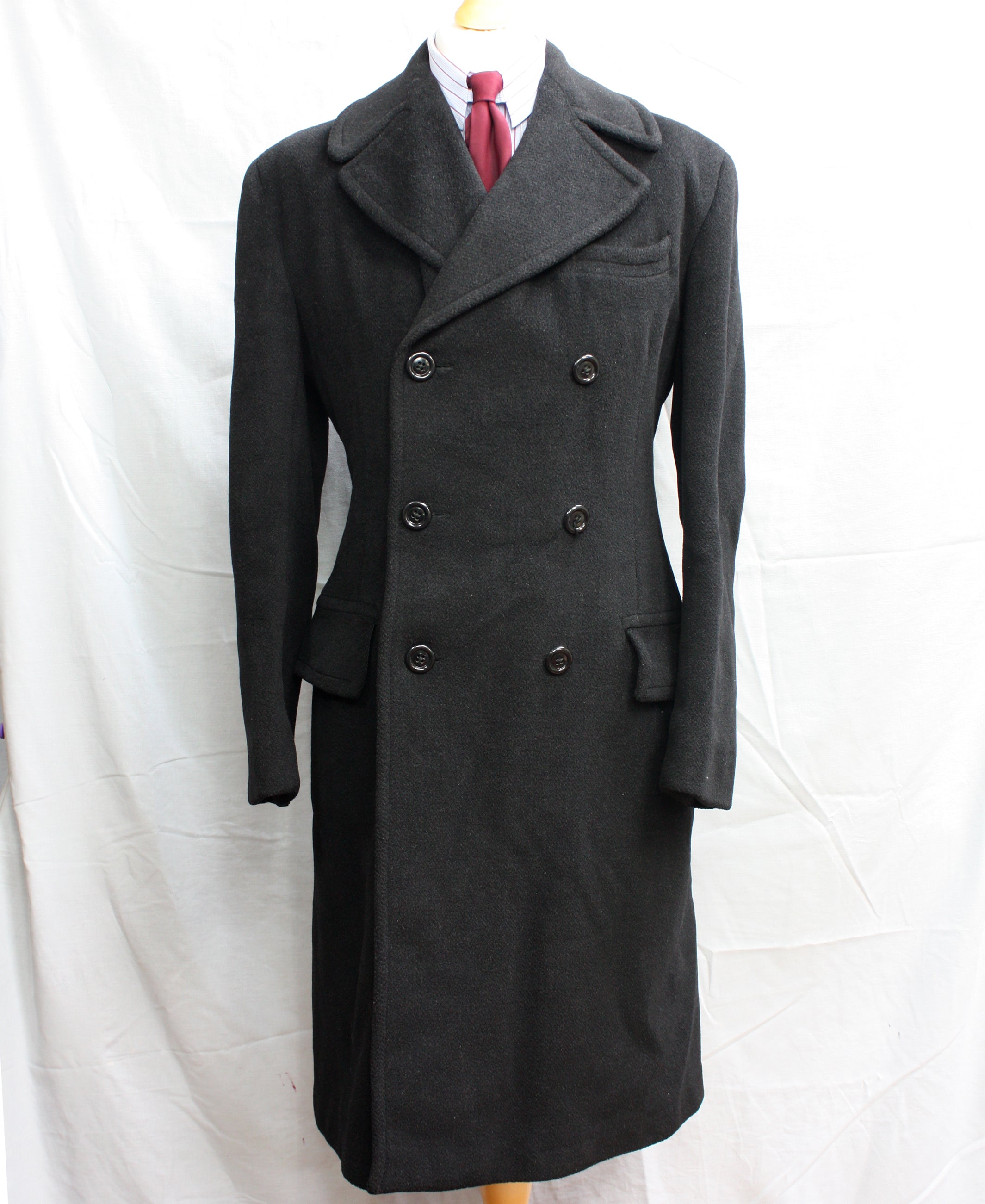 Vintage British Double Breasted Overcoat - SL (2025)40 – Cathcart