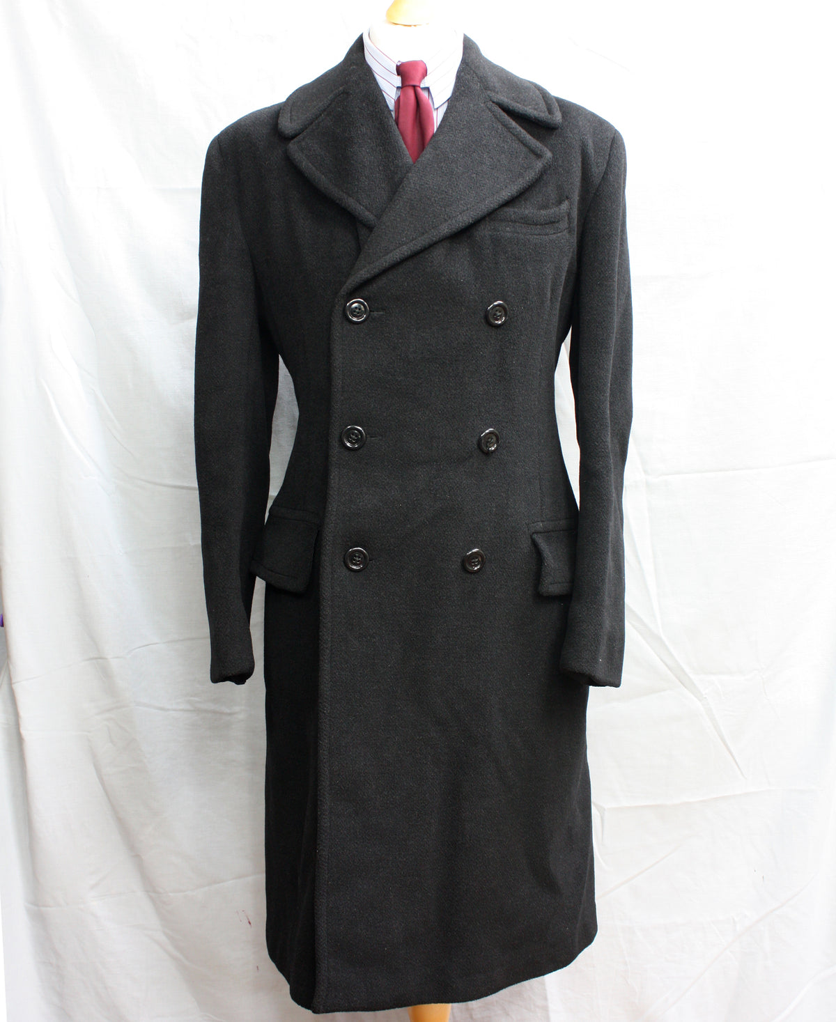 Vintage British Double Breasted Overcoat - SL (2025)40