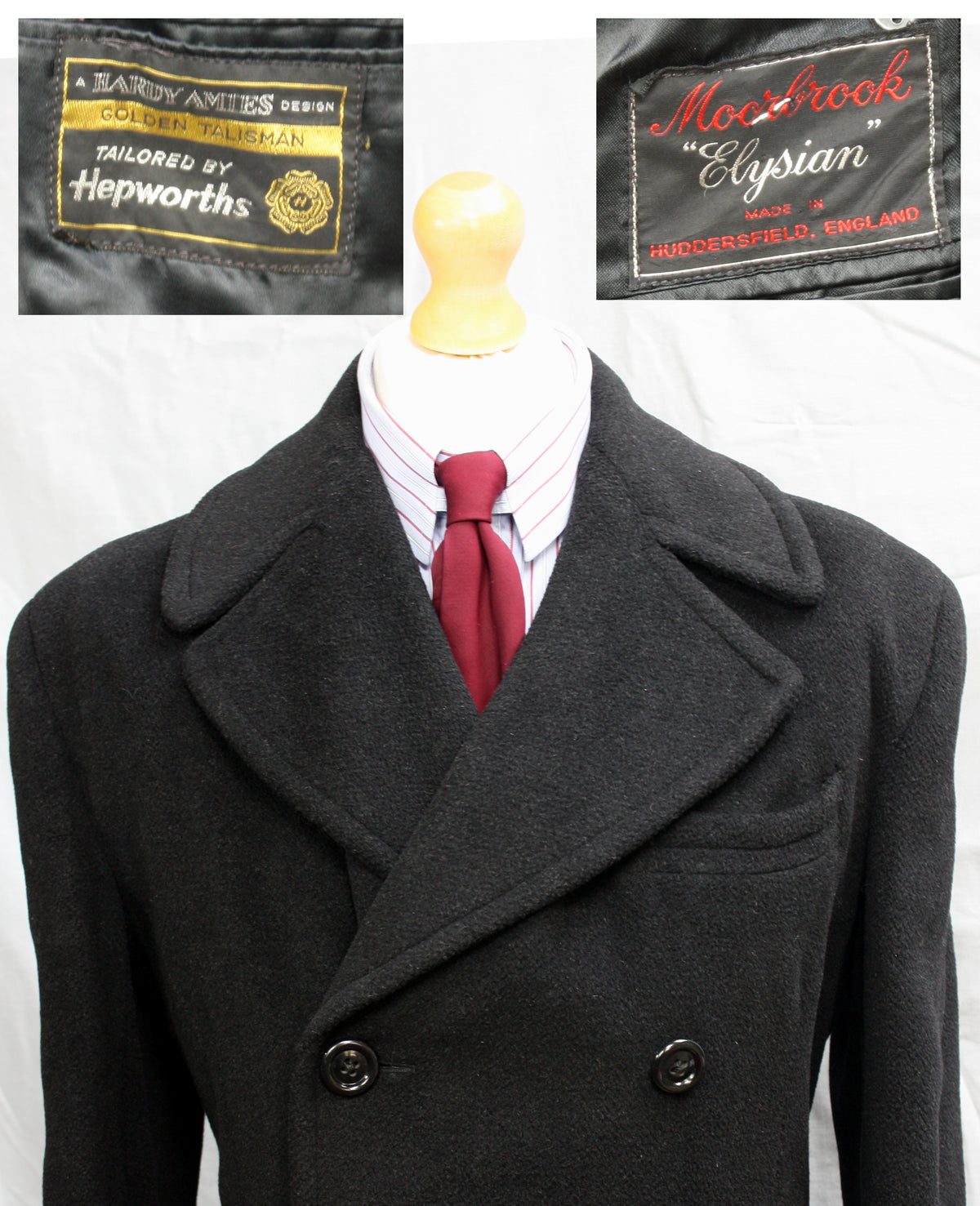 Vintage British Double Breasted Overcoat - SL (2025)40