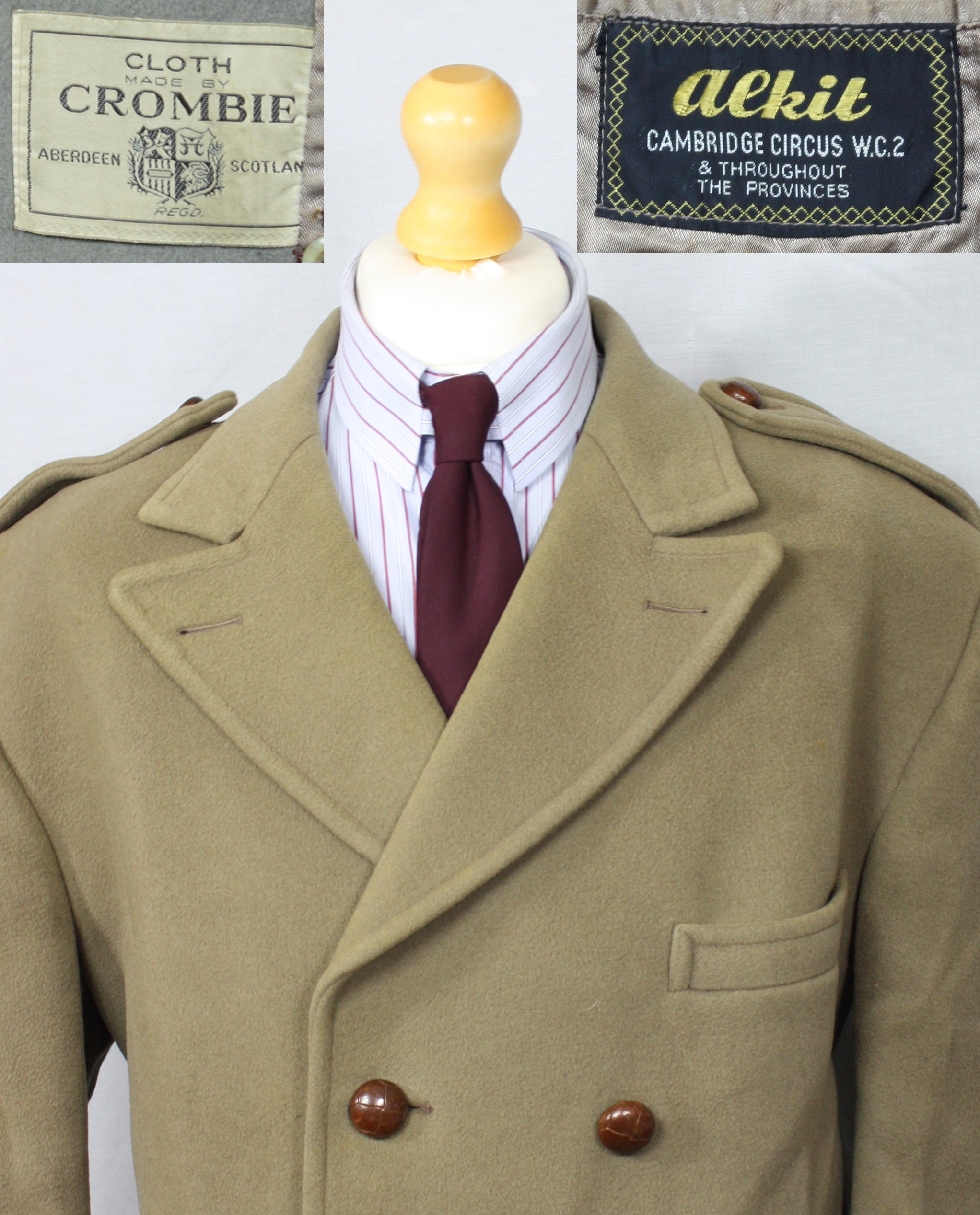 Vintage XL 'British Warm' Overcoat – SL (2025)43 – Cathcart