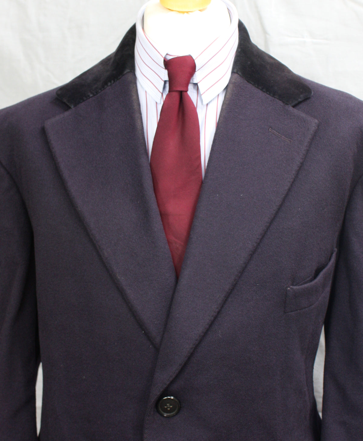 Vintage British ‘Midnight Blue’ Overcoat - SL (2025)45