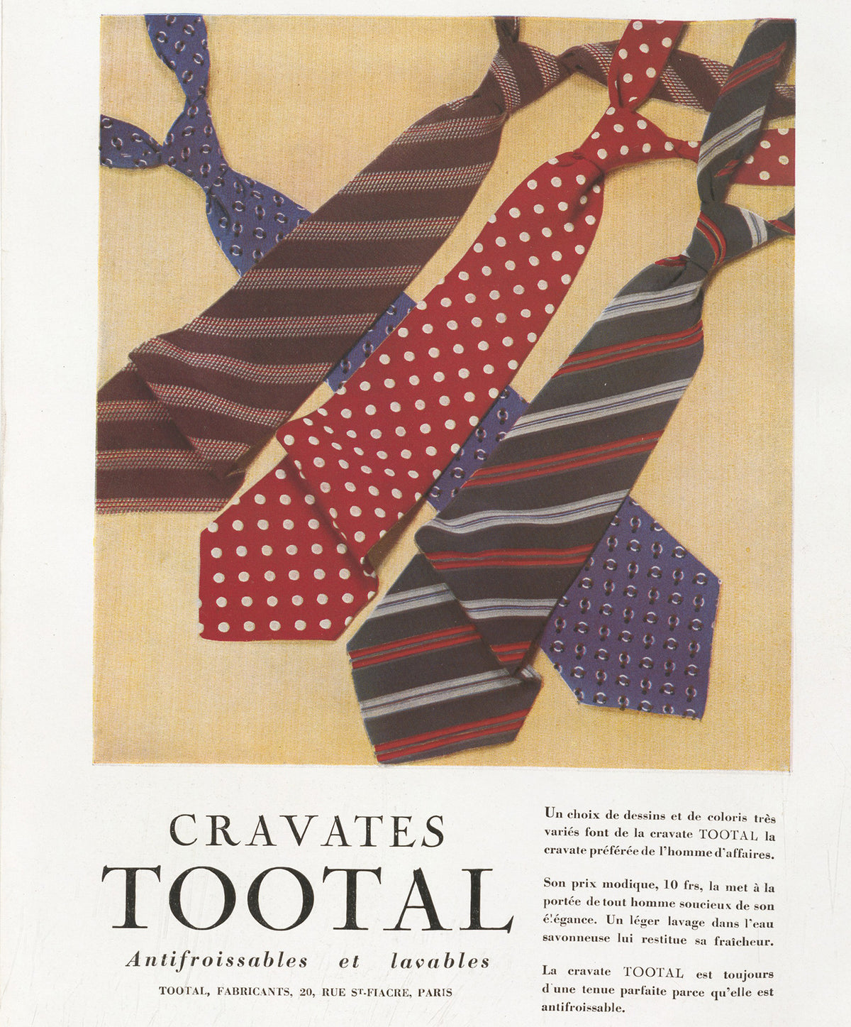 Vintage British Tootal Ties x3 - SL (2025) TT11