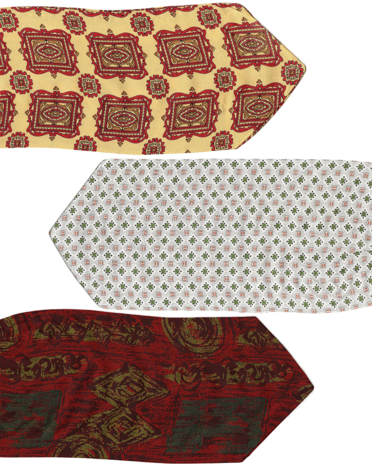 Vintage British Tootal Cravats x3 - SL (2025) TT4