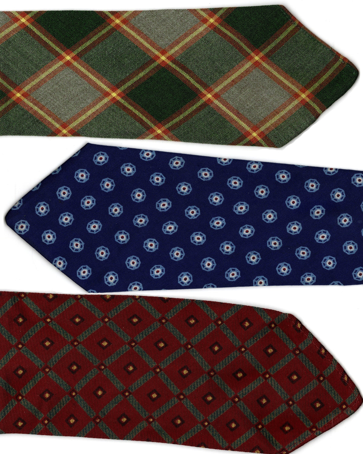 Vintage British Tootal Ties x3 - SL (2025) TT6