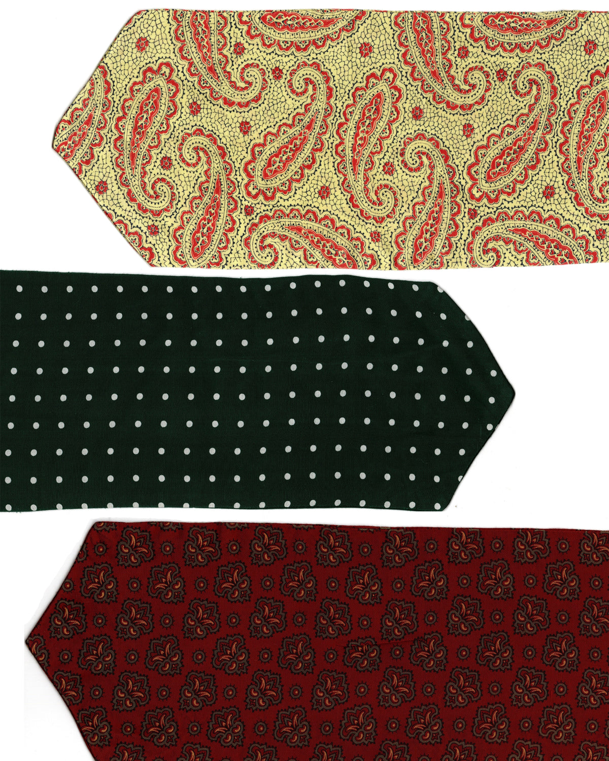 Vintage British Tootal Cravats x3 - SL (2025) TT8