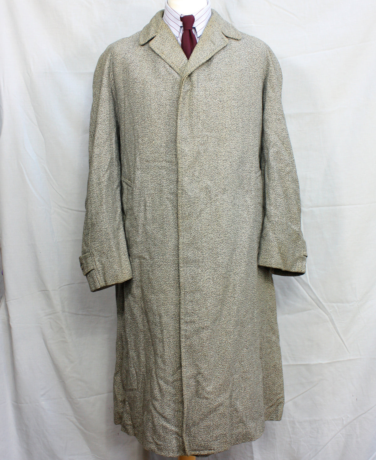Vintage 1950s British Raglan Sleeve Overcoat - SL (2025)42