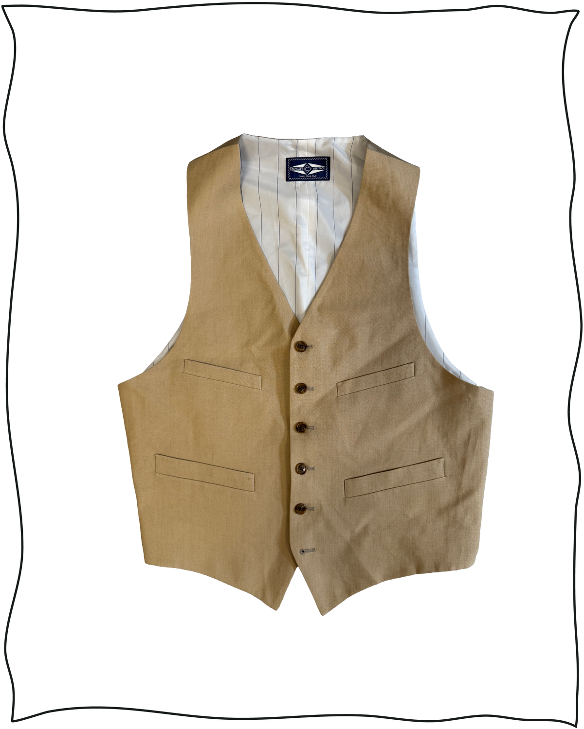 Sample Sand King Cole Irish Linen Suit Size 40/32