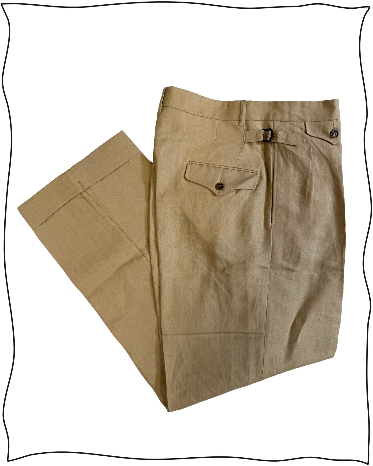 Sample Sand King Cole Irish Linen Suit Size 40/32