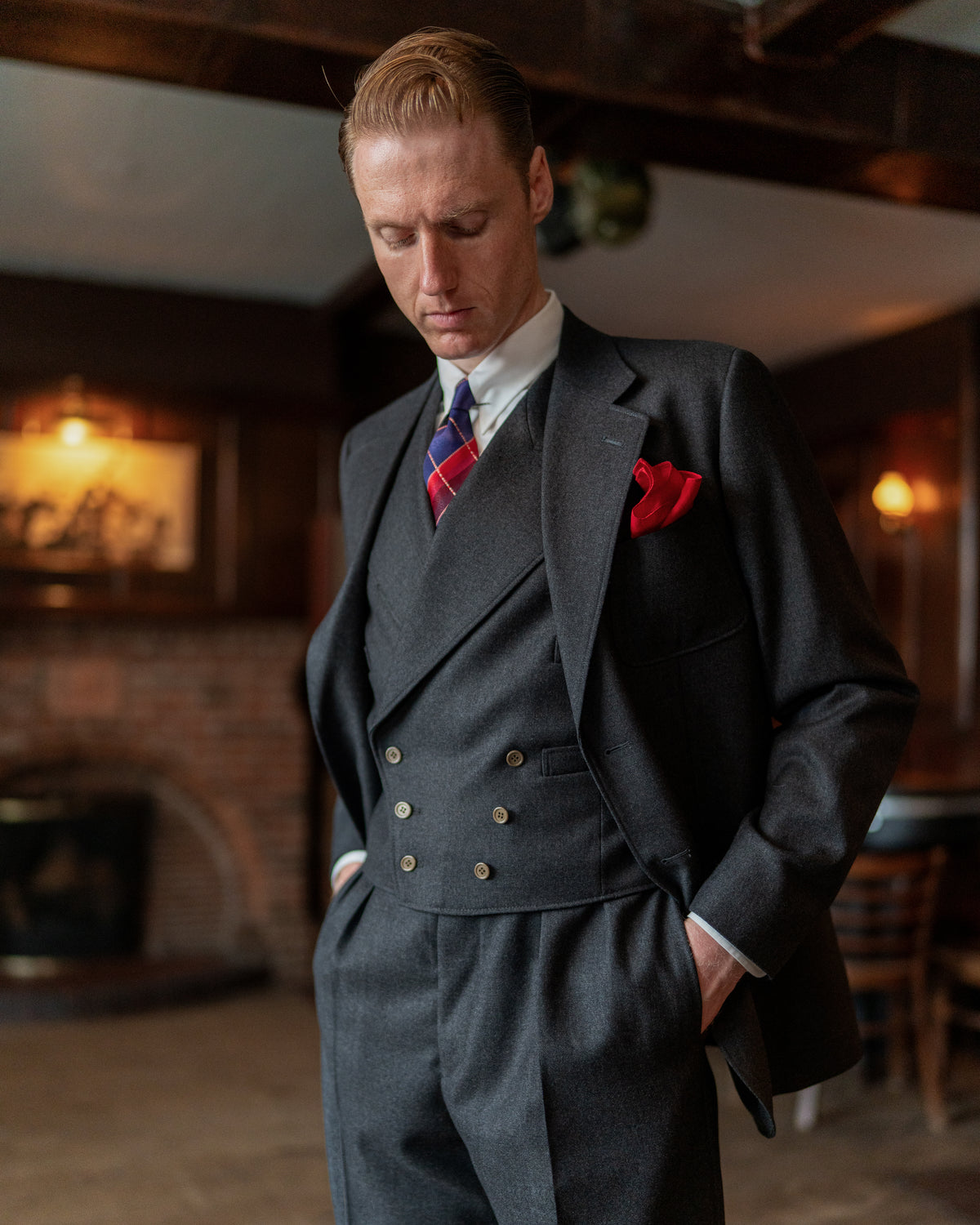 Worsted DB Waistcoat