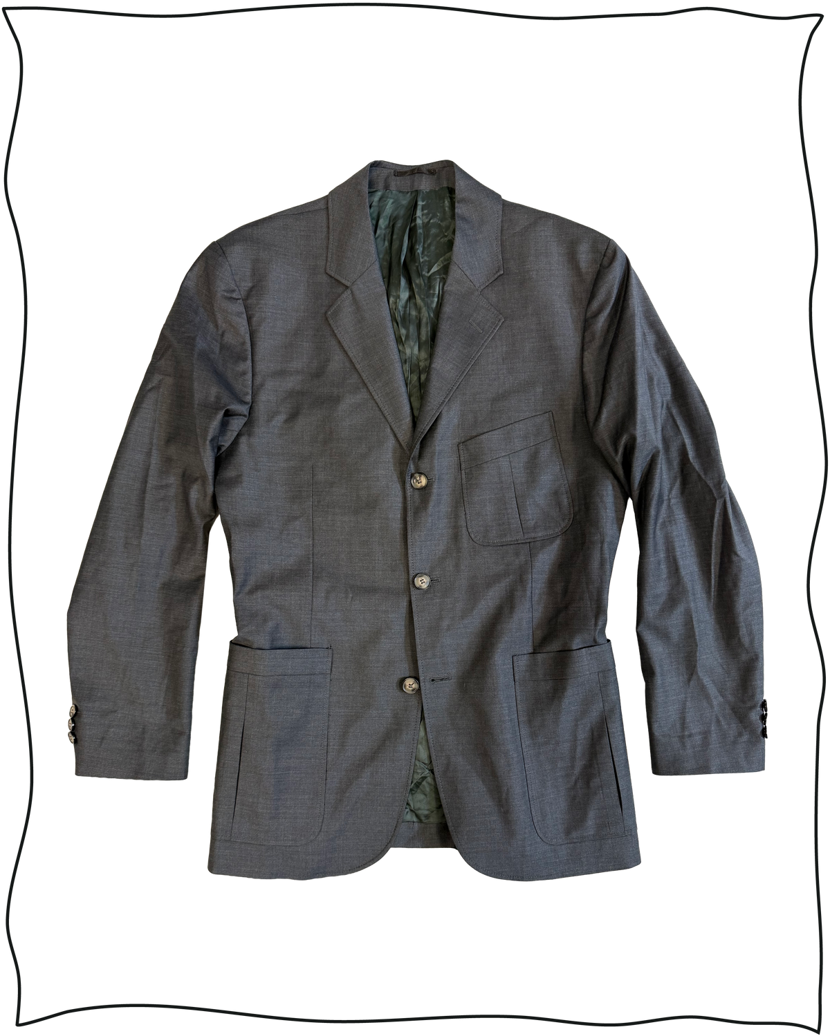 Sample Grey King Cole Jacket and Waistcoat Size 40
